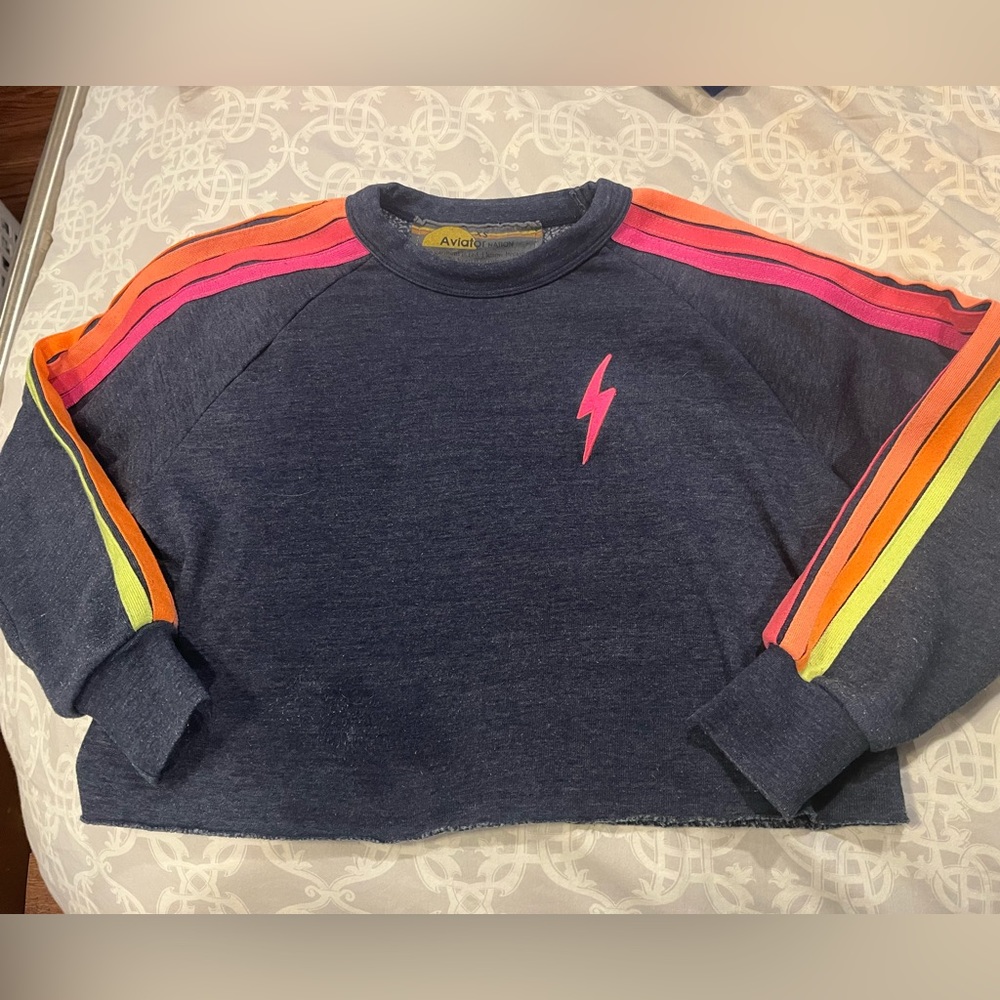 Women’s XS Aviator Nation Cropped Sweatshirt